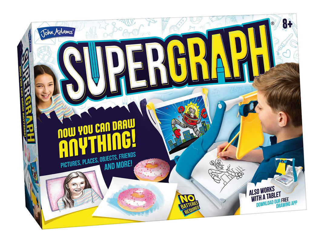 John Adams , SuperGraph Drawing Station: Now You can Draw Anything!, Arts & Crafts, Ages 8+