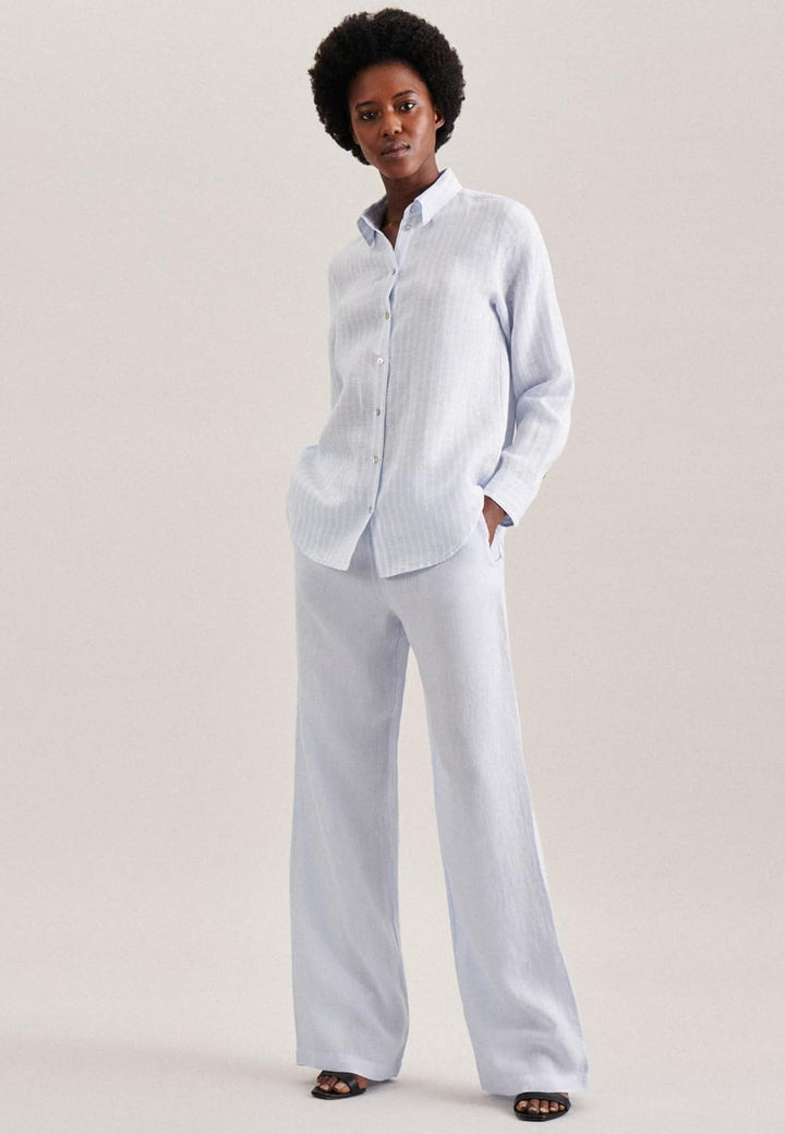 Seidensticker Damen Leinenhose Regular Fit Pants, 46