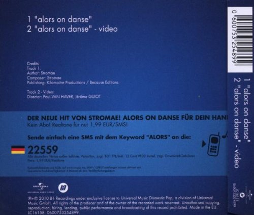 Alors on Danse (2-Track), Audio-CD