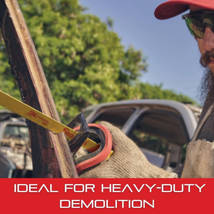 Starrett Bi-Metal King Cut Hochleistungs-Sägeblatt mit extra tiefer Säbelwirkung 300 mm (12 Zoll) -