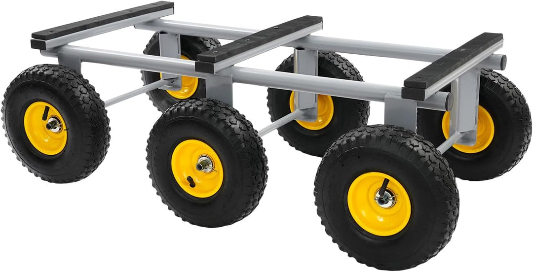 6 Rad Geländewagen, Bodenstehend 1200 lbs Kapazität Schwerlast Möbelwagen, für Häusern, Logistik, De