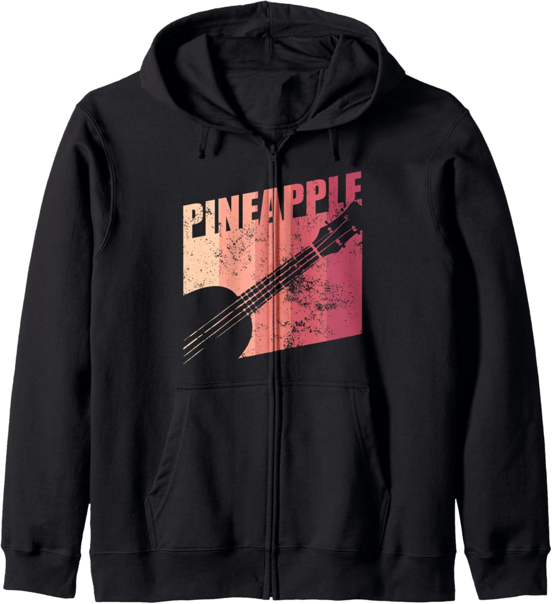 Tropical Pineapple Ukulele Musician Uke Music Player gift Kapuzenjacke