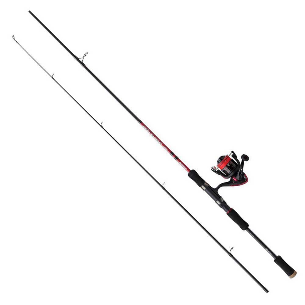 Abu Garcia Fast Attack Spinning Combo, Rod and Reel for Predator Fishing, 24T Carbon Blanks, 3+1 Bal