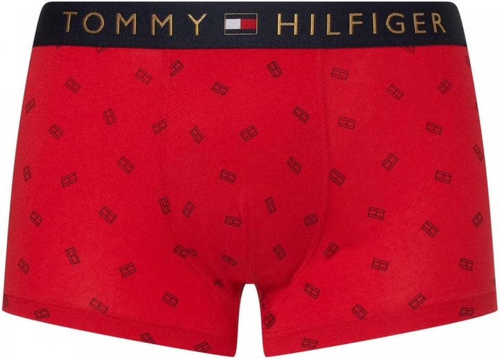 Tommy Hilfiger Wäsche-Set Boxershort Socken Muster rot Grösse M