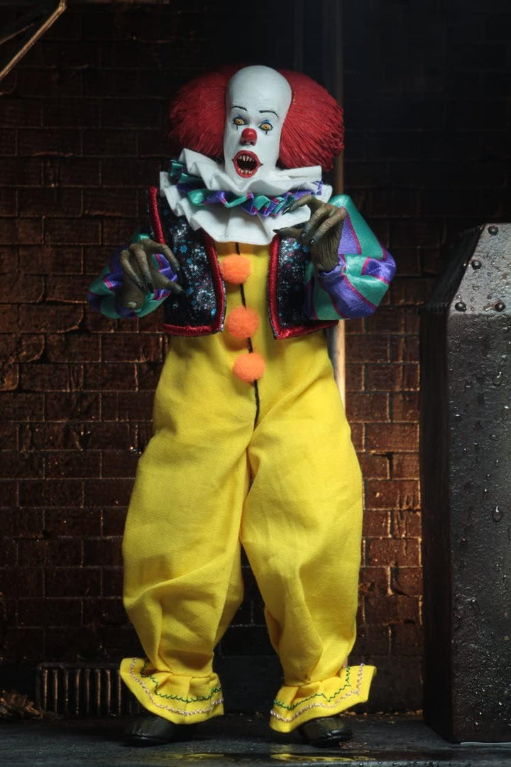 NECA IT 1990 Pennywise 8" Clothed Action Figure