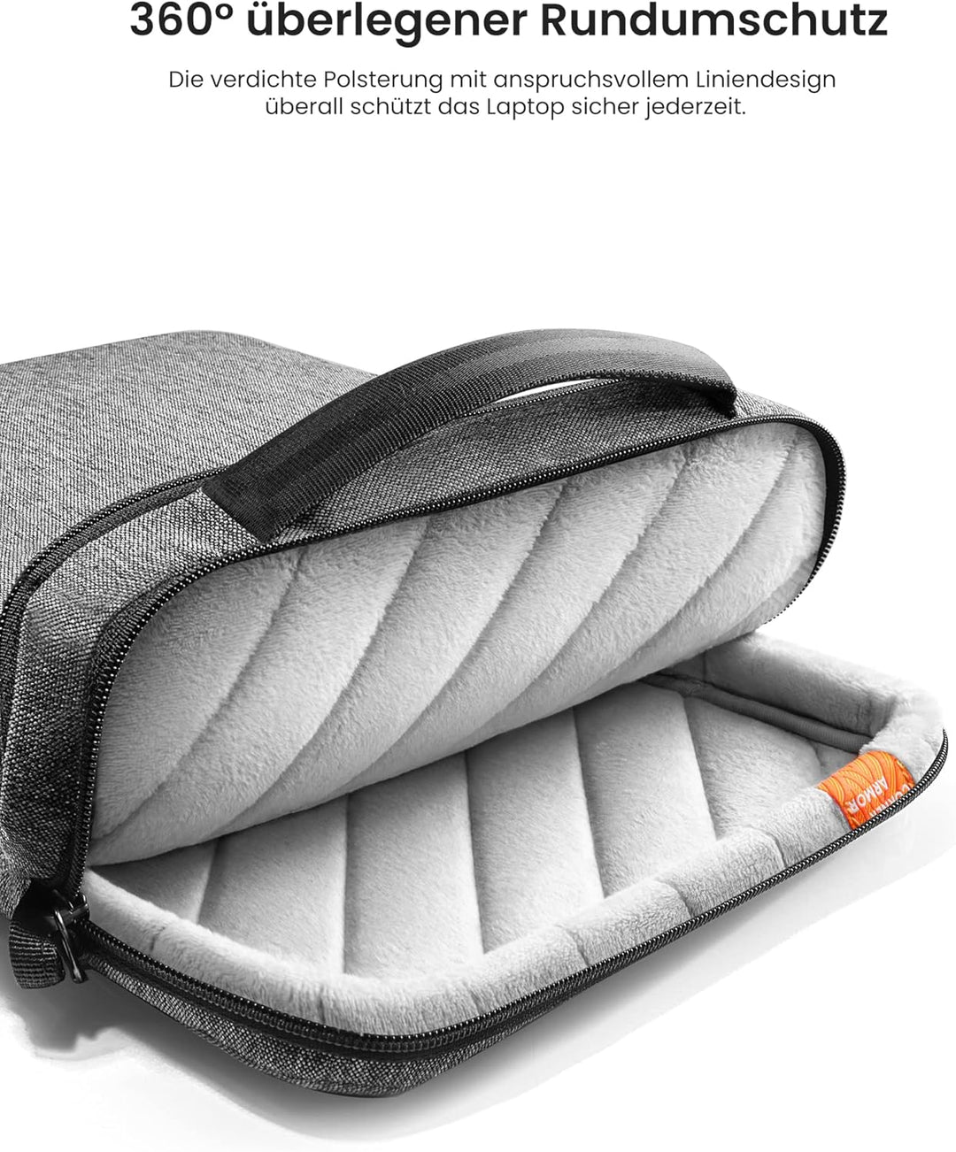 tomtoc 360° Tasche Hülle für 14-Zoll MacBook Pro M3/M2/M1 Pro/Max A2992 A2918 A2779 A2442 2023-2021,