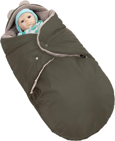 millybo Fusssack Baby Einschlagdecke für Winter geeignet für Kinderwagen Babyschale Babybett Autosit