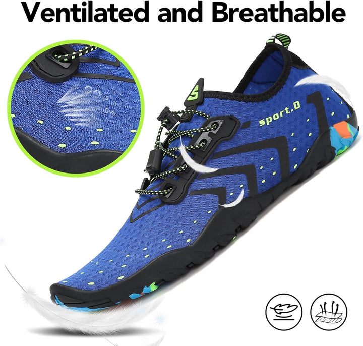 SAGUARO Badeschuhe Strandschuhe Aquaschuhe Wasserschuhe Surfschuhe Schwimmschuhe für Damen Herren Ki
