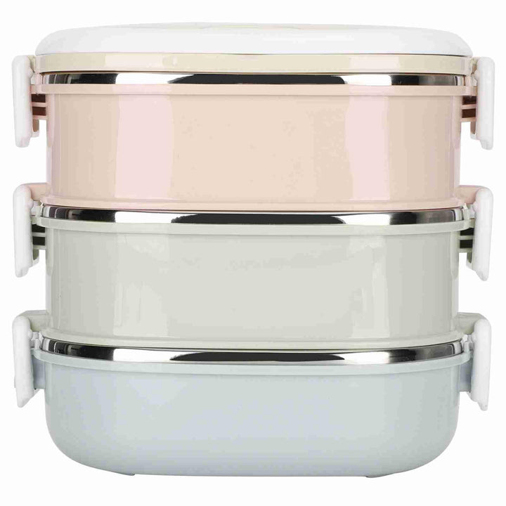 Thermo Lunchbox, 304 Edelstahl-Lunchbox, Thermo Essensbehälter Mehrschichtige Lebensmittelbehälter m