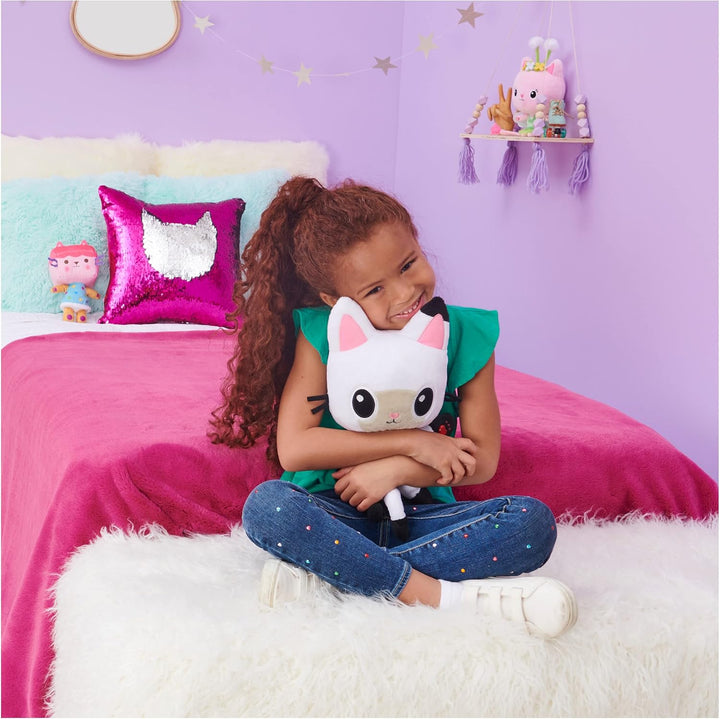 Gabby‘s Dollhouse, 33cm grosse Plüsch-Katze Talking Pandy Paws (deutsch: Panda Pfötchen) mit Lichter