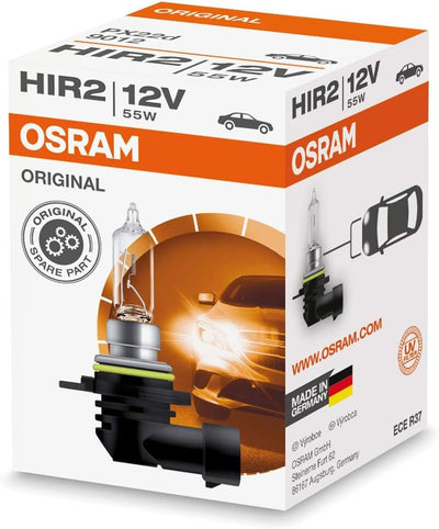 Osram, Halogen, ORIGINAL HIR2 Scheinwerferlampe, 9012, 12V, 1er Faltschachtel, Autos