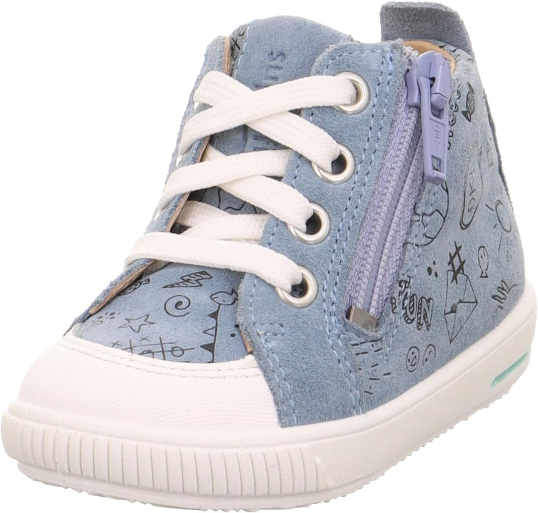 Superfit Jungen Moppy Lauflernschuhe 19 EU Blau Weiss 8010, 19 EU Blau Weiss 8010