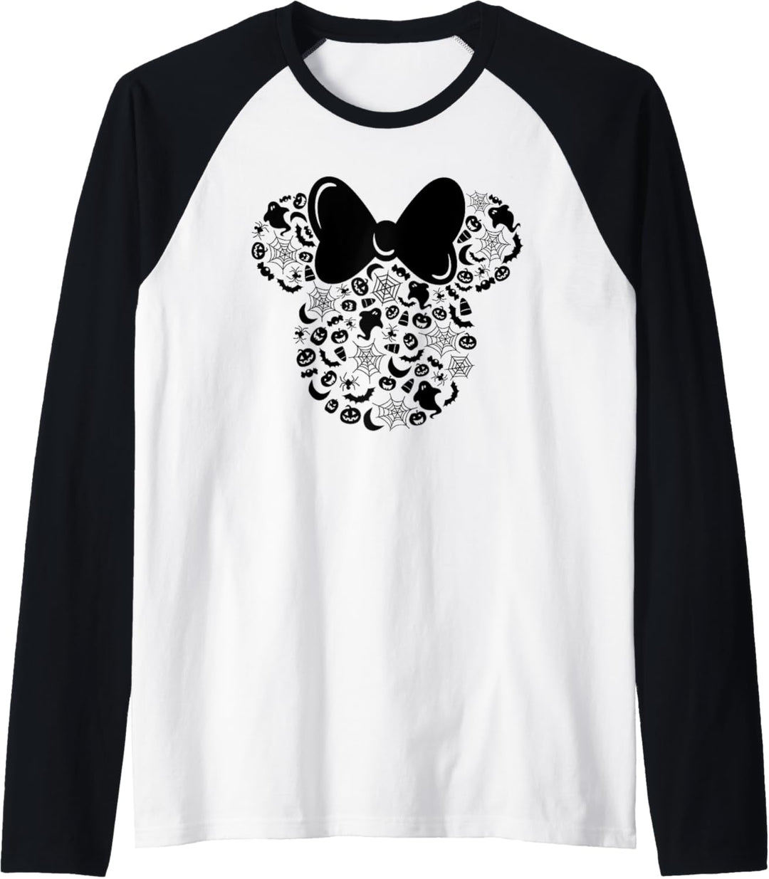 Disney Minnie Mouse Halloween Spooky Fun Raglan