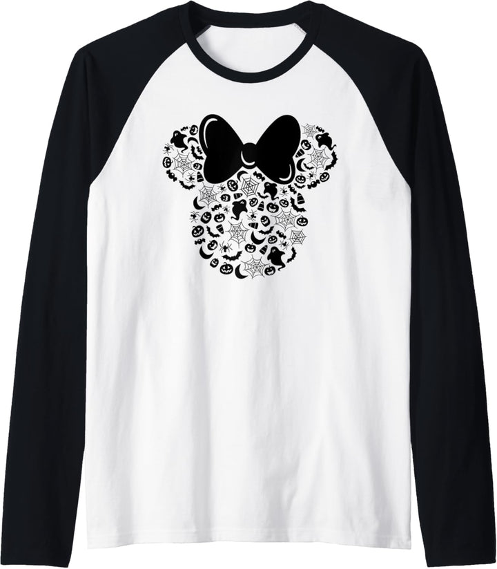 Disney Minnie Mouse Halloween Spooky Fun Raglan