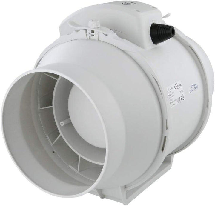 Rohrventilator 200 Kanalventilator Kanallüfter Einschub Rohr Lüfter 3Stufen 0056