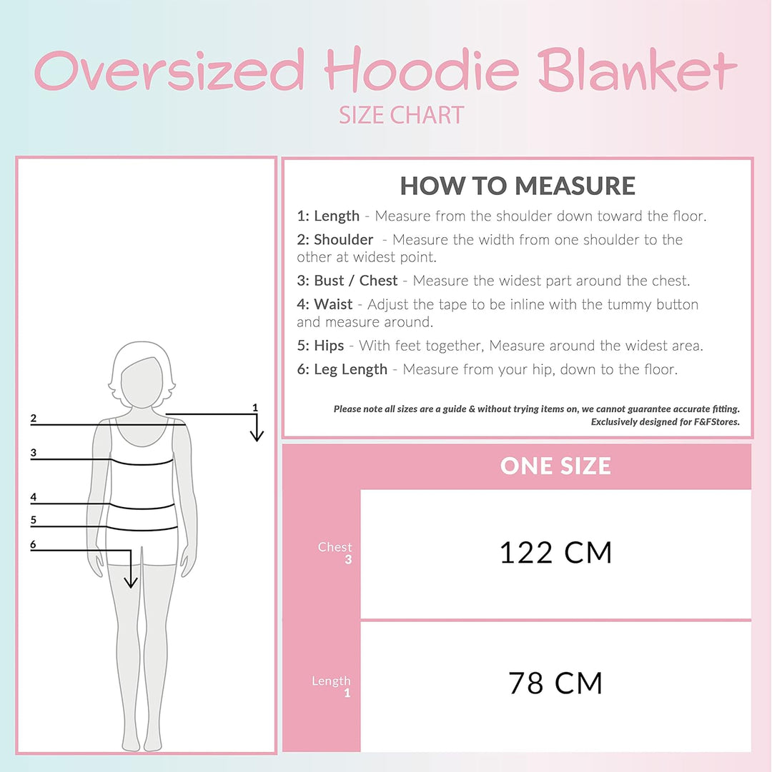 Disney Stitch Kapuzenpullover Mädchen, Übergrosse Hoodie Decke Kinder mit Sherpa-Kapuze und Kängurut