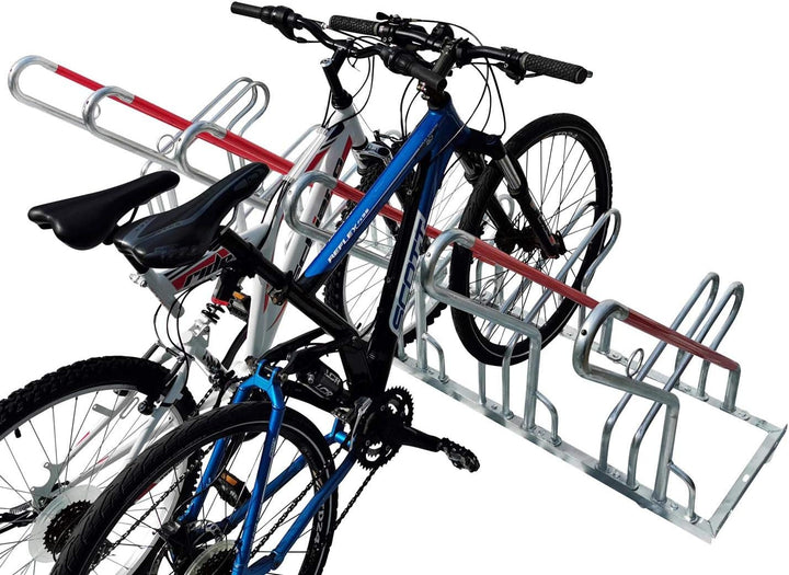 6er Fahrradständer Reihenparker Anlehnparker Anlehnbügel B-Ware mit Diebstahlsicherung