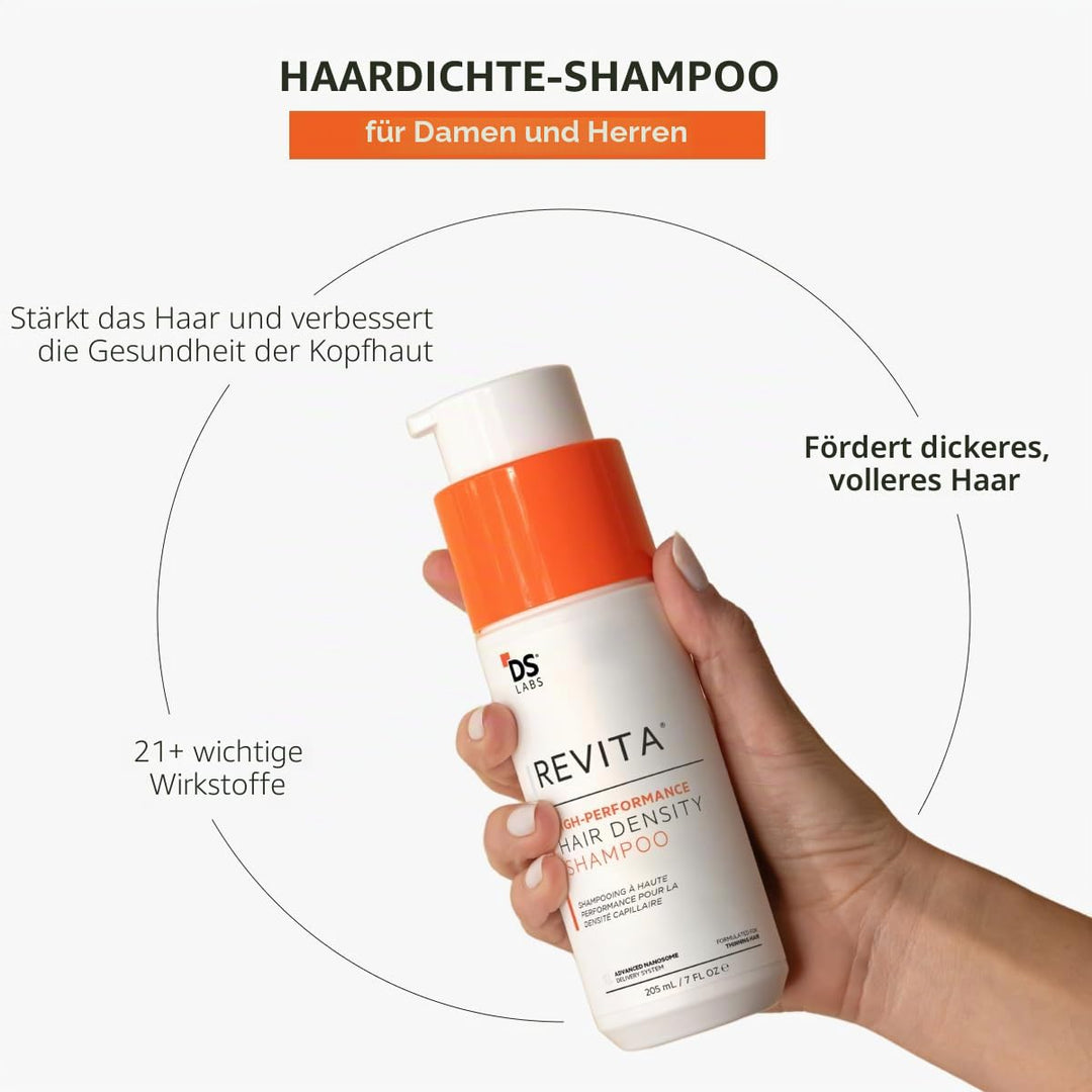 Revita Shampoo und Conditioner für dünner werdendes Haar, unterstützt das Wachstum, stärkt und verdi