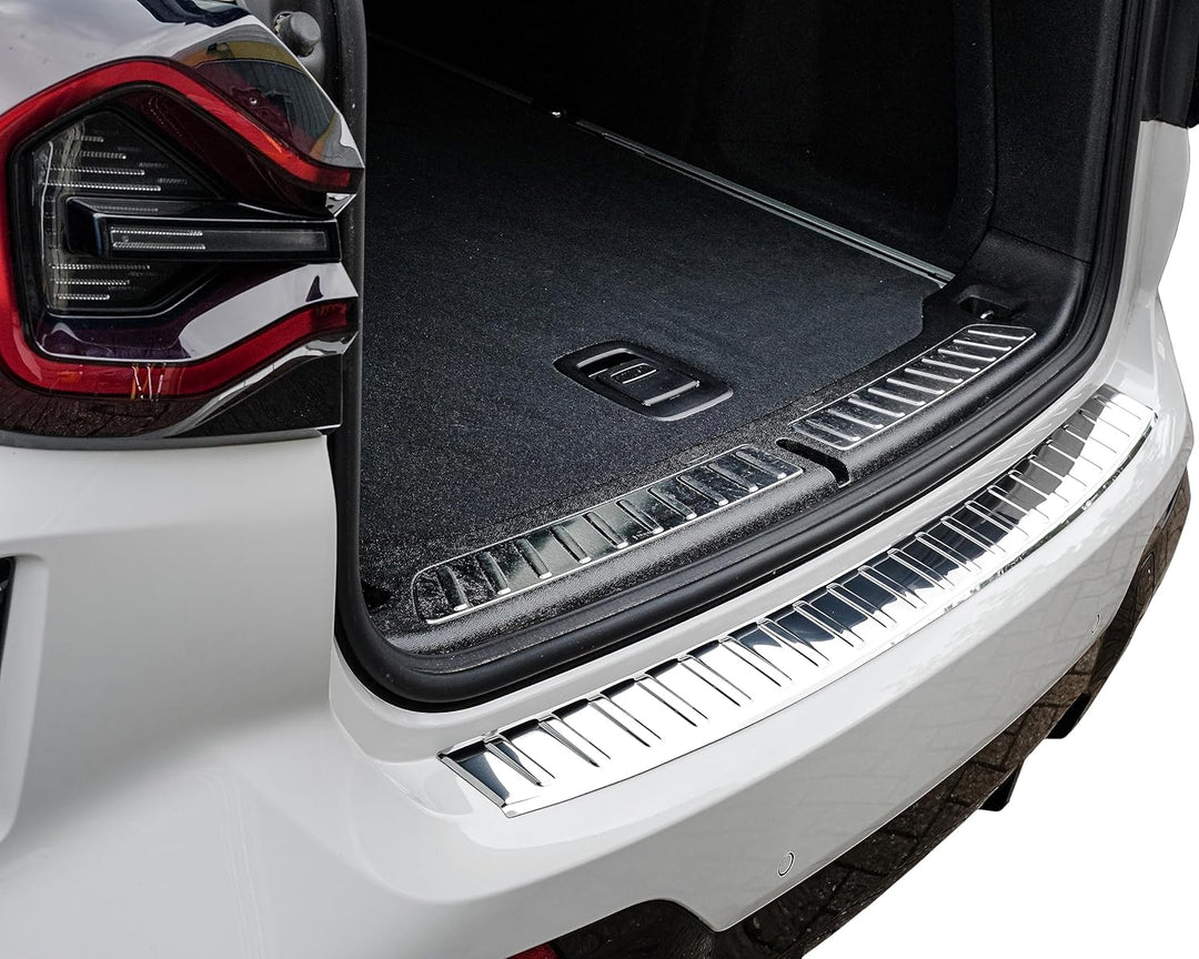 Ladekantenschutz Edelstahl CHROM kompatibel für BMW X3 LCI | G01 | BJ ab 09/2021> | premium Qualität