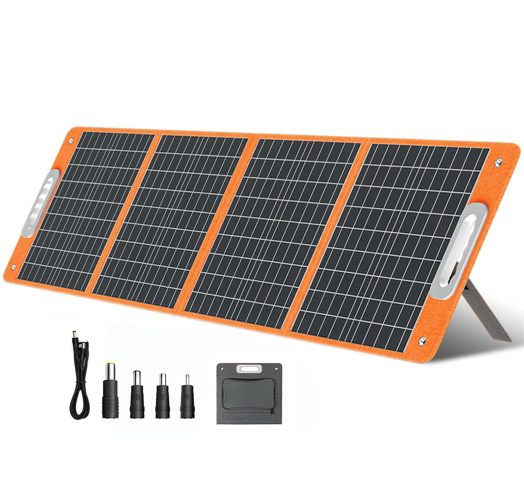 FF FlashFish 18 V/100 W faltbares Solarpanel, tragbares Solarladegerät mit DC-Ausgang für Flashfish