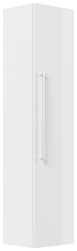 Magnolia Home Hochschrank 150 cm Weiss Hochglanz One Size, Weiss Hochglanz One Size