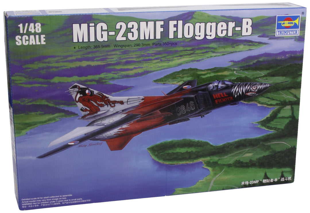 Trumpeter 02854 Modellbausatz Russian MIG-23MF Flogger-B