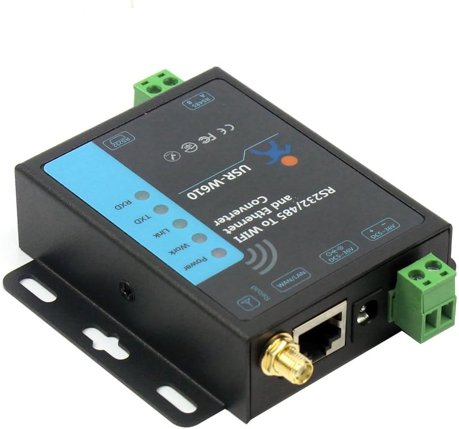 USR-W610 Seriell zu WiFi Ethernet Drahtloser Konverter RS232 RS485 Serieller Server Unterstützt Watc