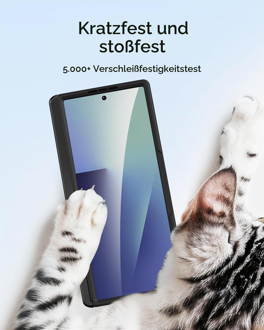 Miimall Magnetisch Hülle Kompatibel mit Samsung Galaxy Z Fold 7 Hülle mit S-Pen &amp;Stifthalter, [Anti-