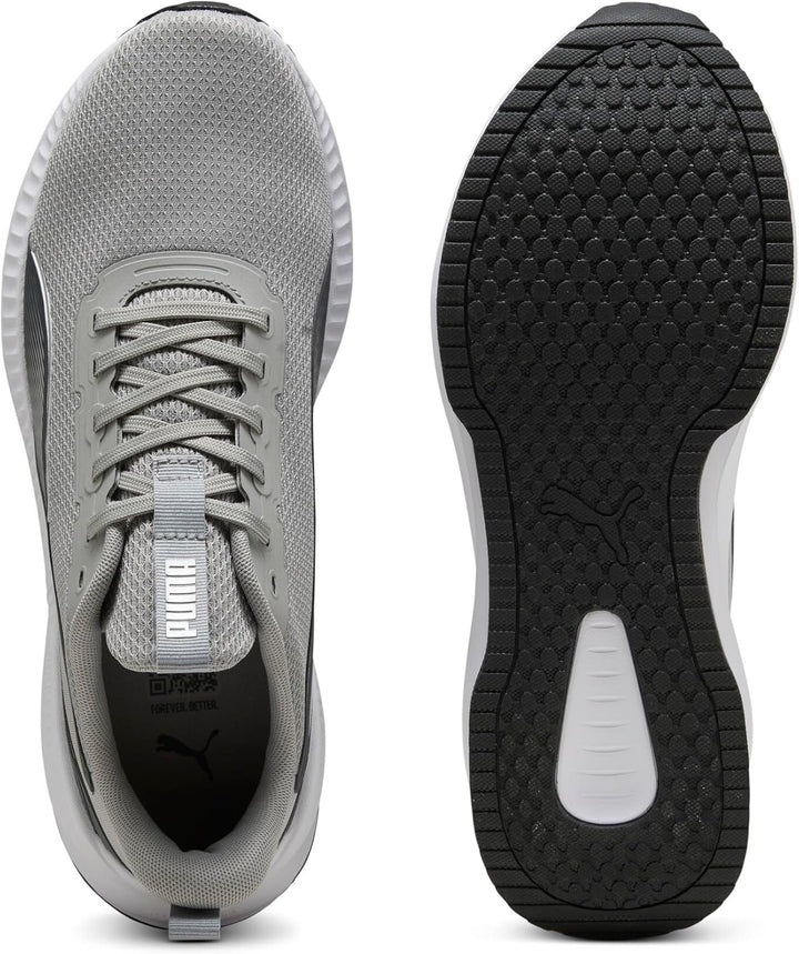 PUMA Unisex Flyer Lite LaufschuheStrassen-Laufschuh 39 EU Gray Echo Shadow Black Silver, 39 EU Gray