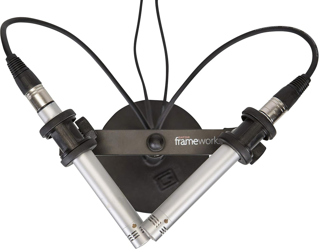 Gator Frameworks Mikrofonständer, 2 Stück (GFWMIC1TO2) 2 Microphones, 2 Microphones
