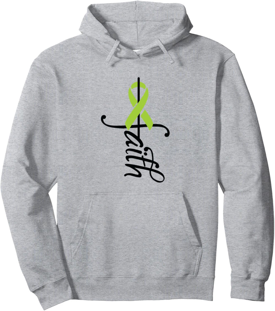 Faith Depression Disease – Ribbon Depression Awareness Pullover Hoodie
