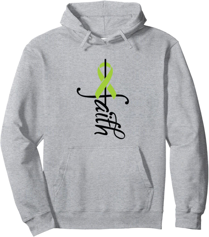 Faith Depression Disease – Ribbon Depression Awareness Pullover Hoodie