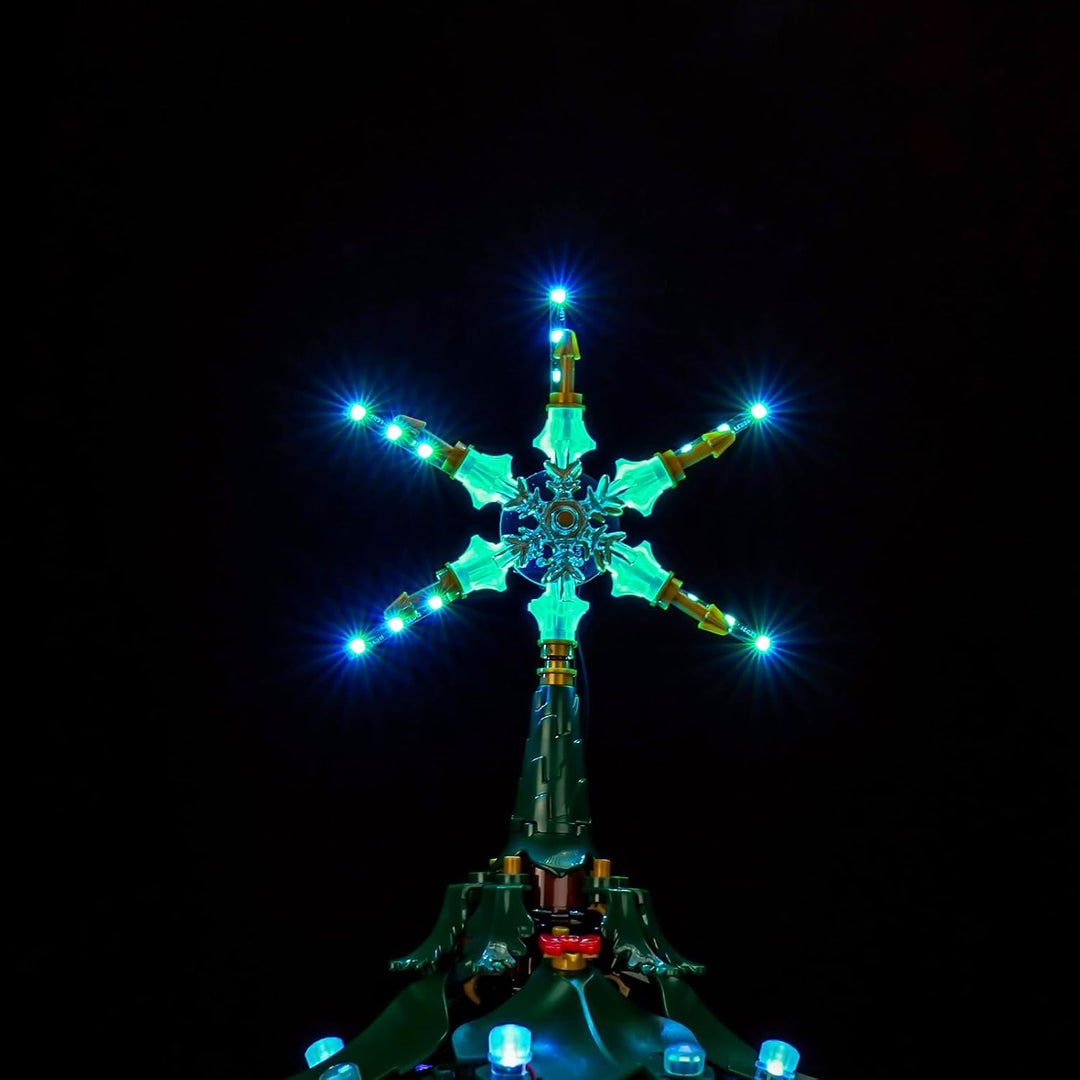Fernbedienung Led Licht Set Kompatibel mit Lego Family Christmas Tree Decoration 41843 (Kein Modell)