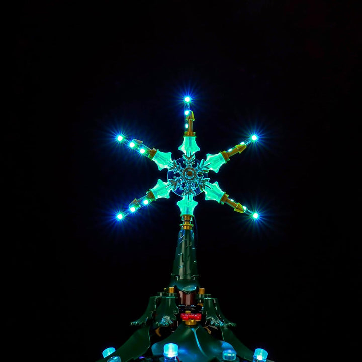 Fernbedienung Led Licht Set Kompatibel mit Lego Family Christmas Tree Decoration 41843 (Kein Modell)
