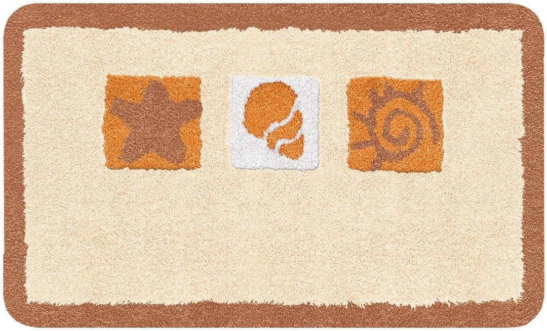 Kleine Wolke WC-Vorleger Beach Sandbeige 50 x 50 cm mit Ausschnitt, Sandbeige