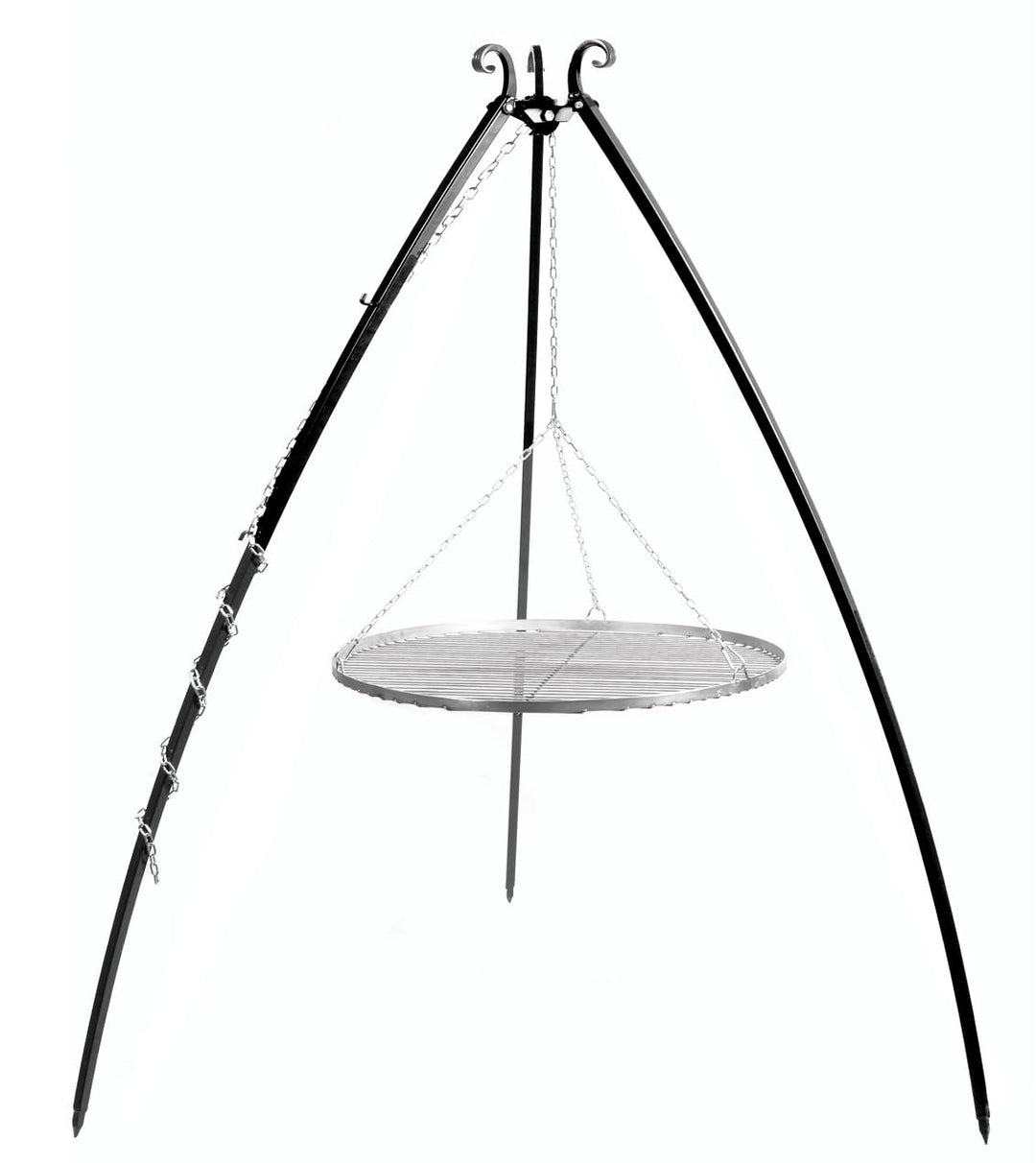 Schwenkgrill 200 cm - Grillrost aus Edelstahl 50 cm