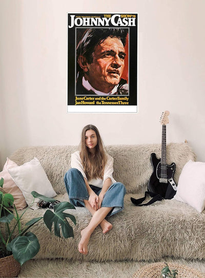 Johnny Cash - The Show, 1978 » Konzertplakat/Premium Poster | Live Konzert Veranstaltung | DIN A1 «