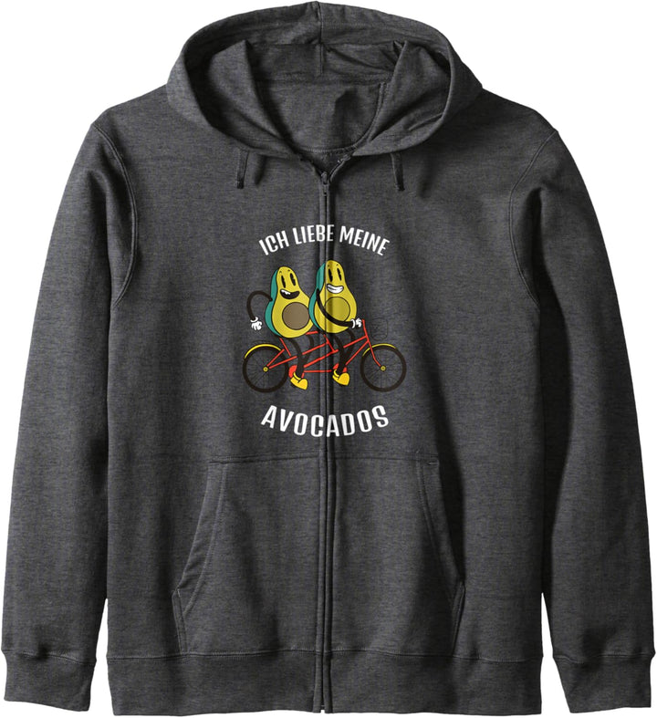 Ich liebe meine Avocados Frucht Kapuzenjacke