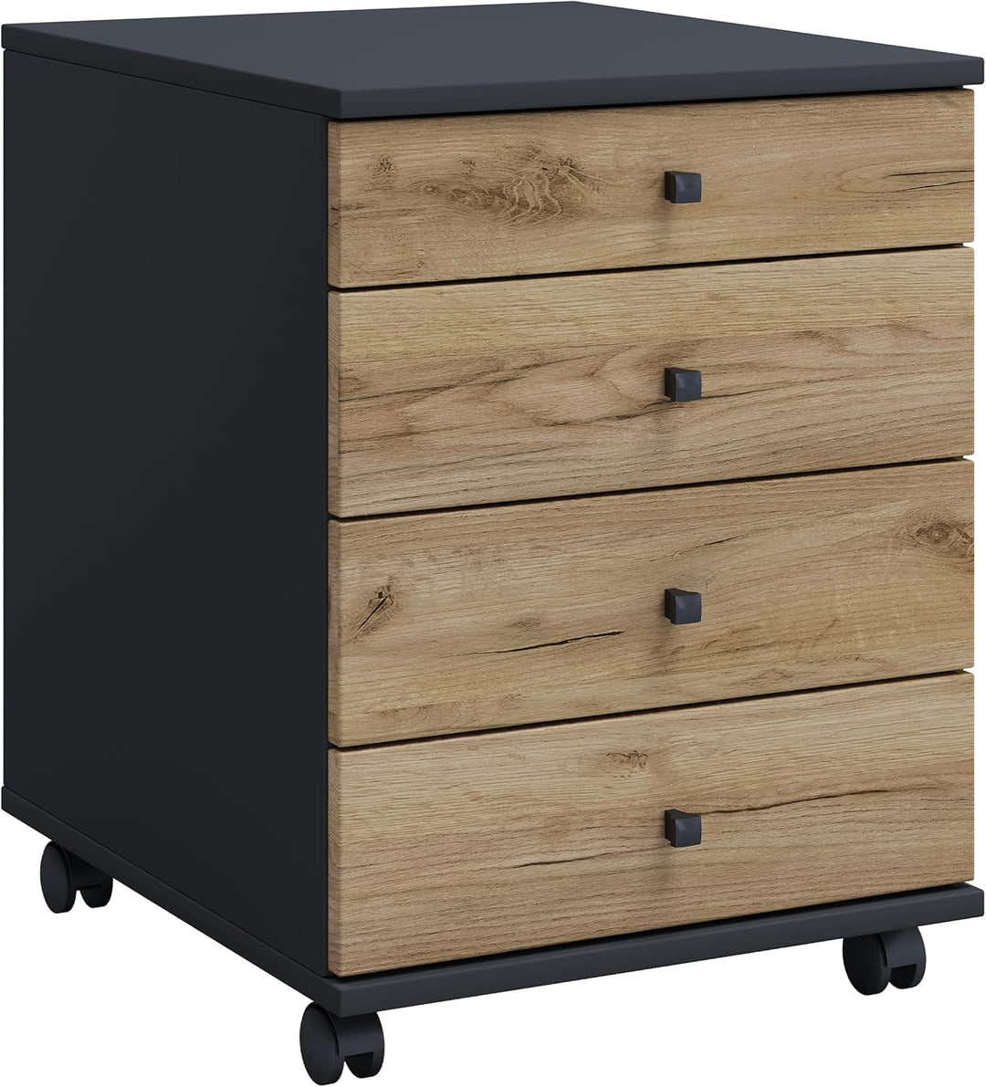 VCM Rollcontainer | Beistellcontainer mit Schubladen | Masse ca. H. 57 x B. 42 x T. 50 cm | Bürocont
