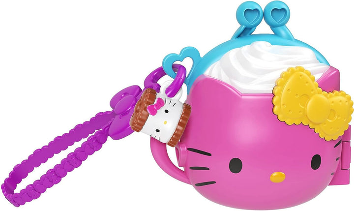 Mattel Mattel Hello Kitty GVB29 - Kakao-Campingplatz Schatulle (12,5 cm) mit 2 Sanrio Minis Figuren,