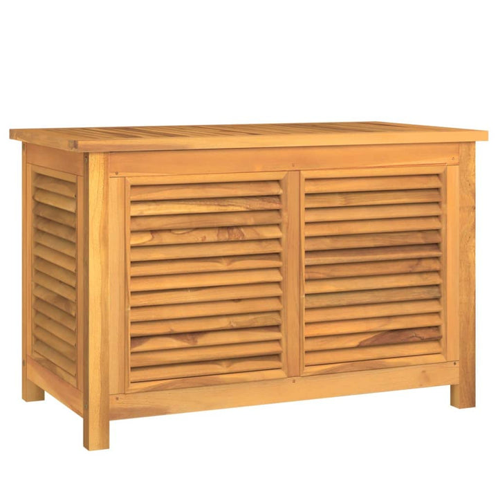 vidaXL Gartenbox, Auflagenbox mit PE-Beutel Stauraum, Kissenbox Latten-Design, Aufbewahrungsbox Gart