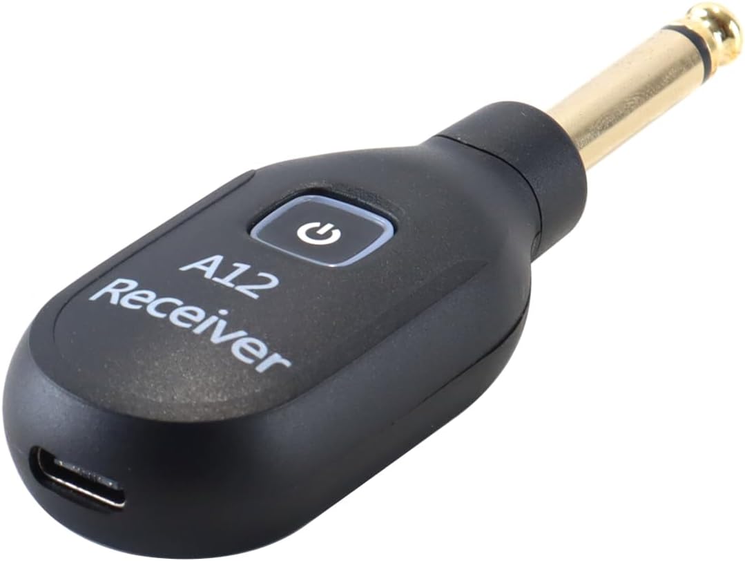 Ubric 1 Satz A12 Wireless Guitar System, 2,4GHz 2 Modi, für Gitarre, Bass, Geige, Keyboard