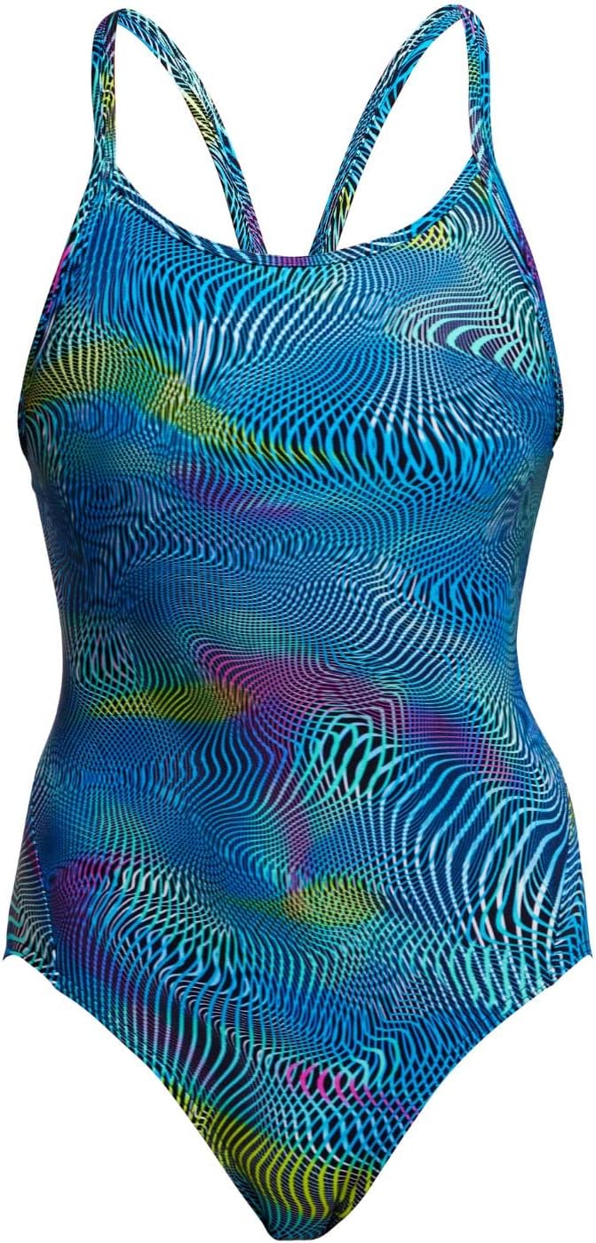 Funkita Badeanzug Damen Wires Crossed 34 Bunt, 34 Bunt