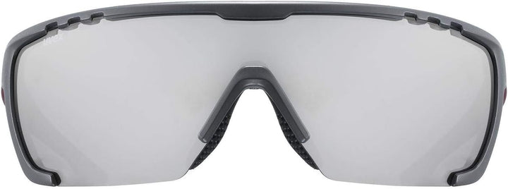 Uvex Unisex Sportstyle 707 Sportbrille (1er Pack) Einheitsgrösse grey red mat/silver, Einheitsgrösse
