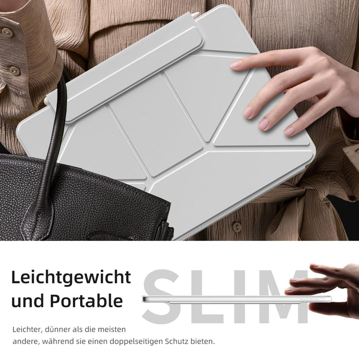 Magnetisch Hülle für iPad (A16) 11. Generation 11 Zoll 2025, iPad 10. Generation 10,9 Zoll 2022, Sch