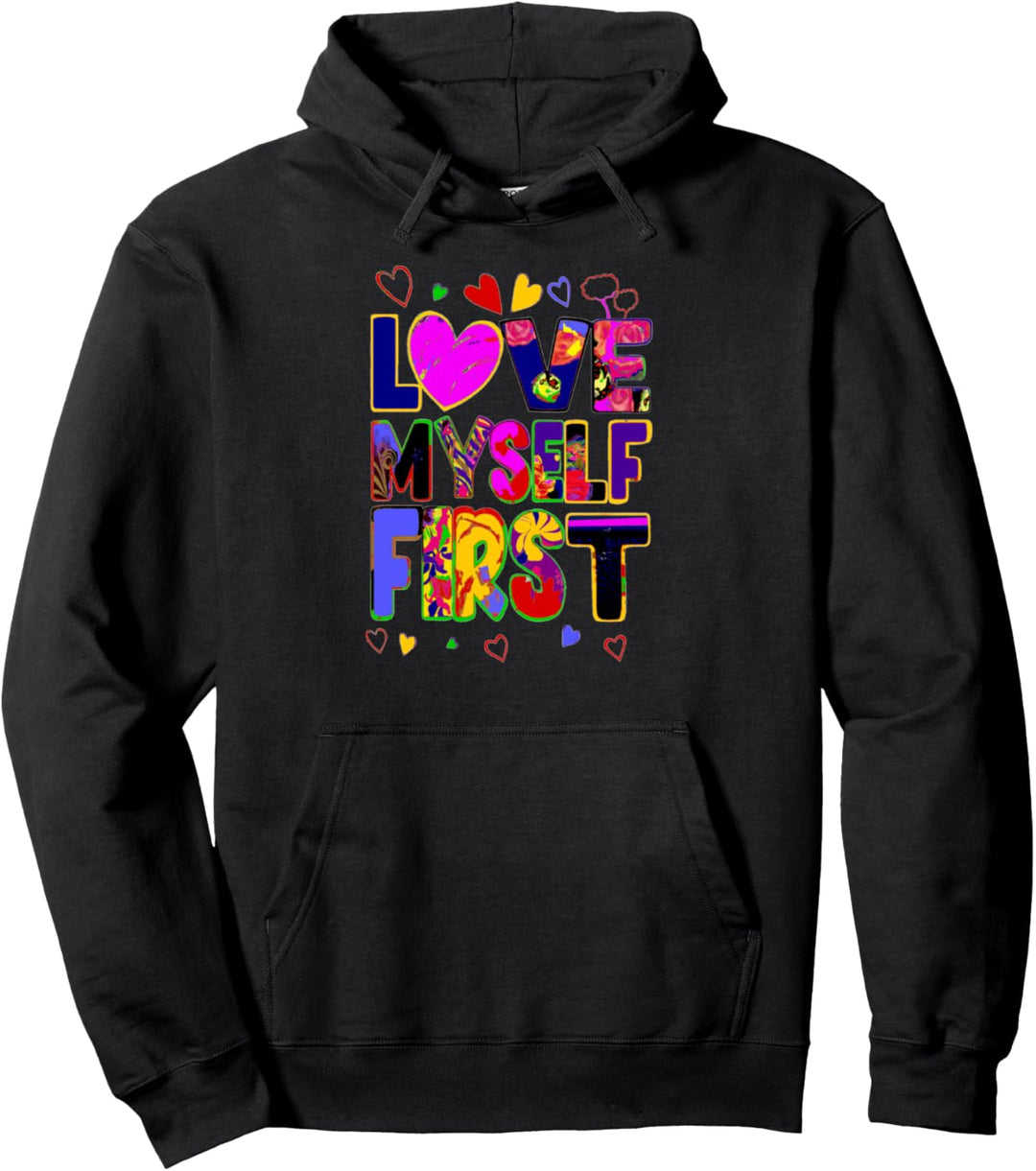 LIEBE MUCH FIRST Design 2 Pullover Hoodie