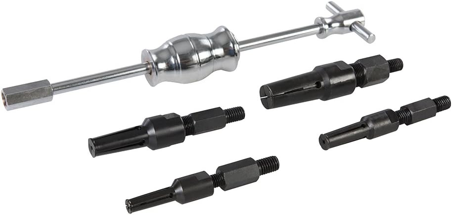 Silverline 297941 Grundloch-Innenlagerabzieher, Silber, 12–32 mm, 5- Teilig Satz