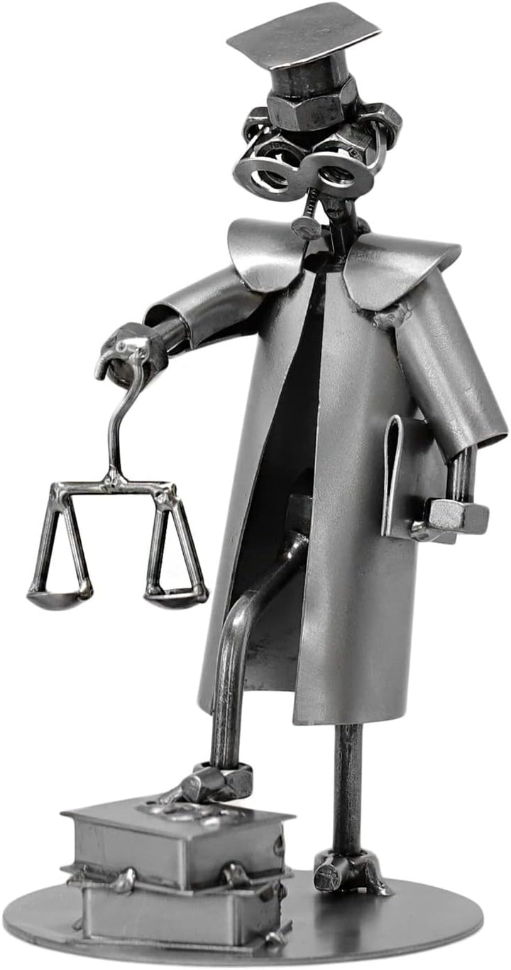 metalman24 Schraubenmännchen Rechtsanwalt I Handarbeit I Geschenkidee I Metallfigur I Metallmännchen