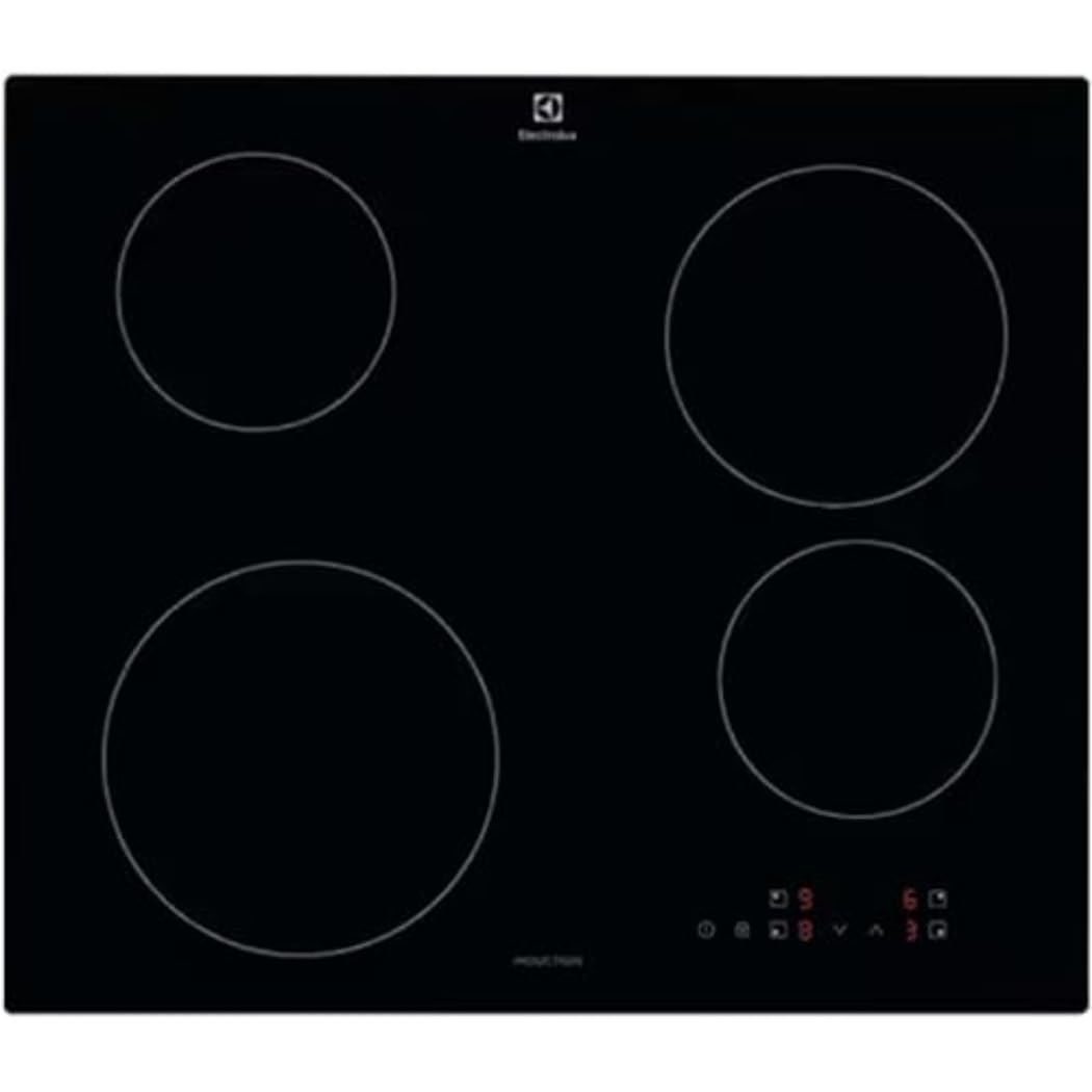Electrolux Serie 300 Induktionskochfeld mit 4 Brennern, EIB60424CK, SliderTouch Bedienelemente, 60 c