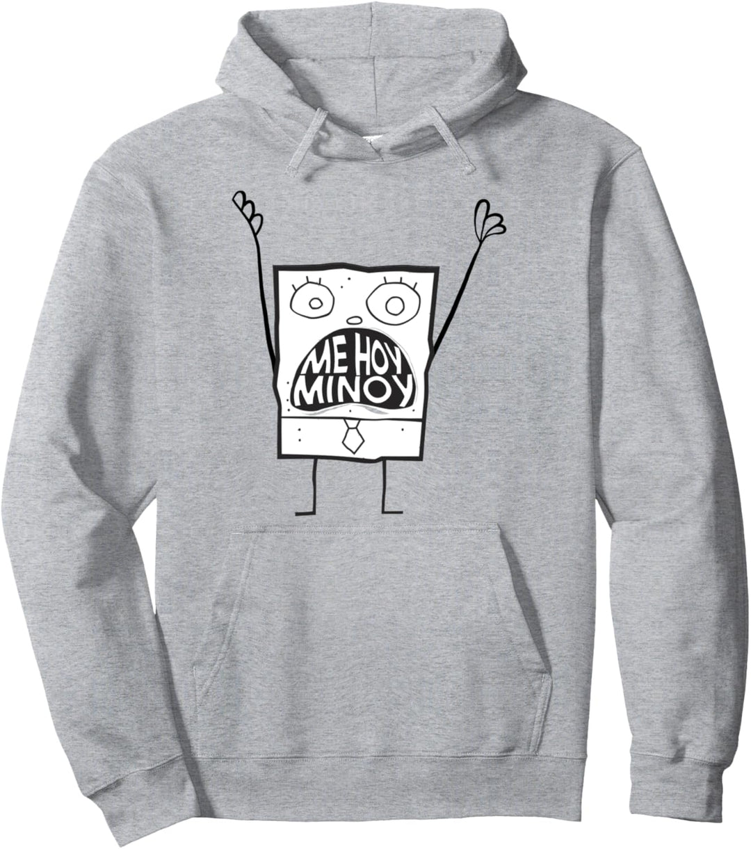 Spongebob Squarepants Doodlebob Me Hoy Minoy Mouth Pullover Hoodie